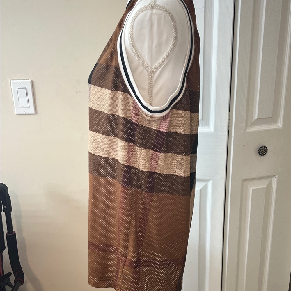 Burberry Brown and Cream Checkered Top - Picture 12 of 13